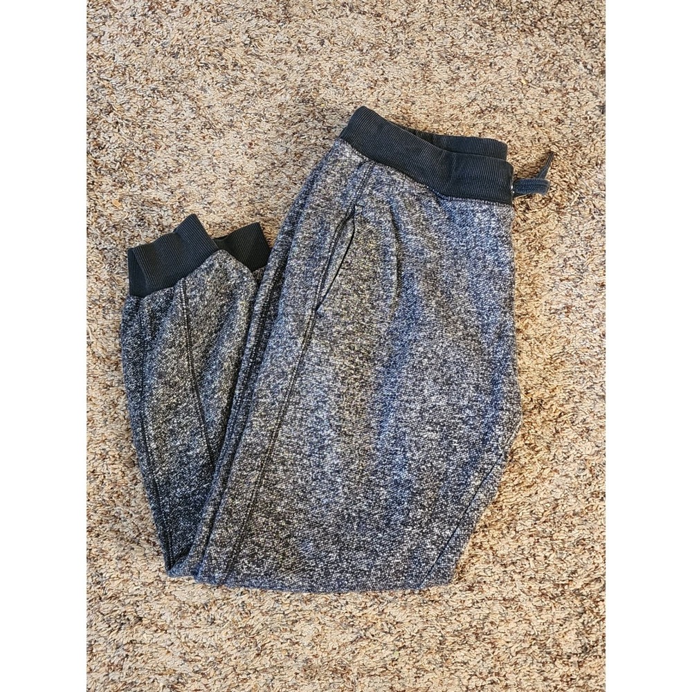 Sweaty‎ Betty Charcoal Marl Knit Jogger Sweatpants Gray Cotton Blend Small